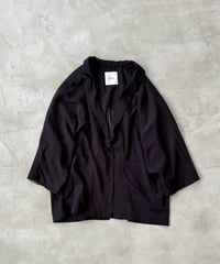 sheer dolman sleeves jacket