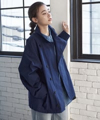 stand collar coverall/3color