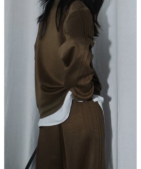 pin tuck sweatshirt / 2color（セットアップ対応）