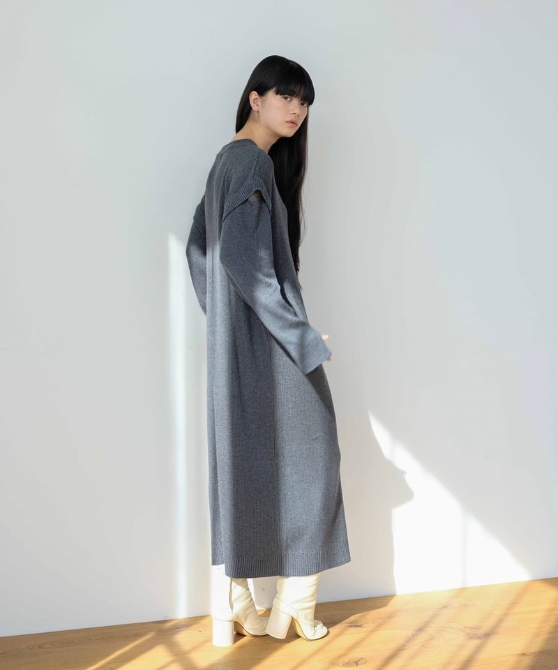 switch sleeve rib knit OP/2color | F A S H I R U