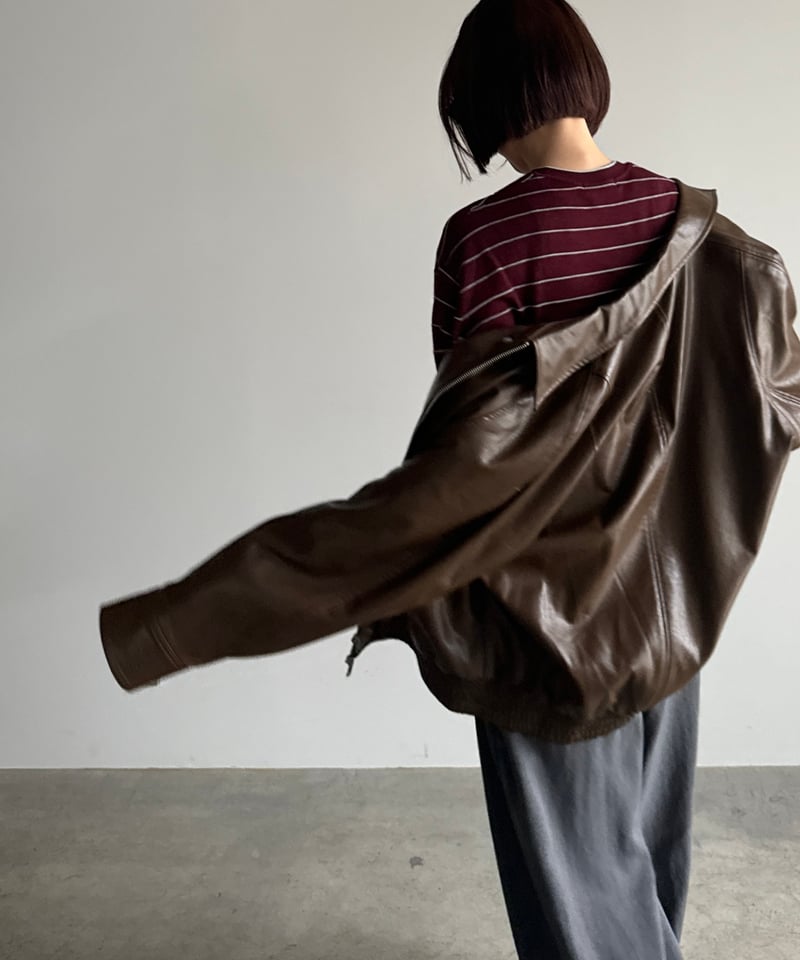 トップス \"00s Brand\" Layered Border Tee Lot 4089 - Border 3x2 Inch Stripe - Navy/Grey | Dant