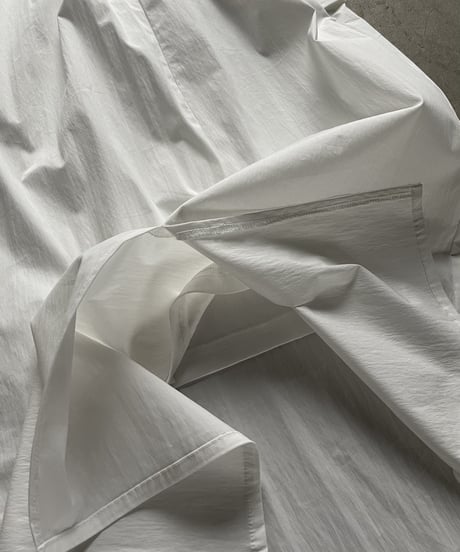 out pocket long skirt/2color