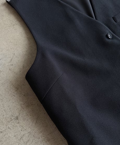 【FINE】dual fabric vest（セットアップ対応）