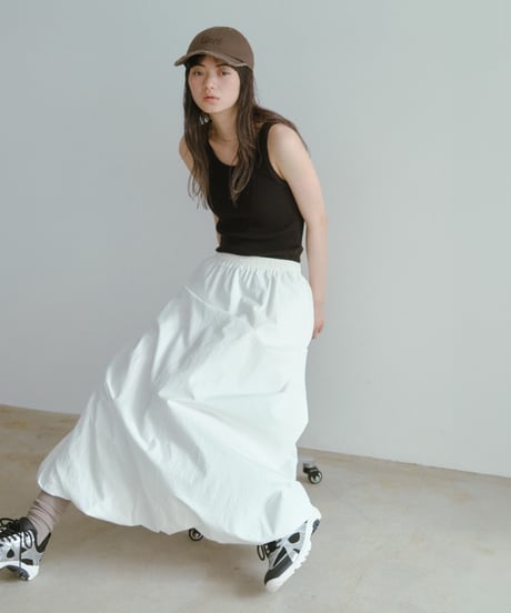 cotton balloon skirt/2color