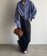 bias pocket check shirts/2color