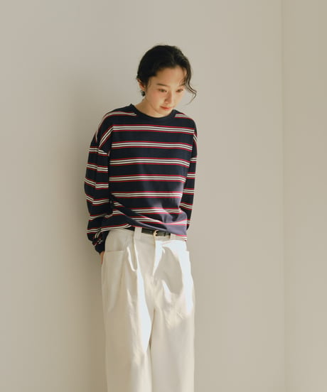 random border long T/2color