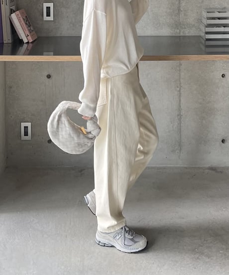 curve denim pants/2color/2size（setup対応）