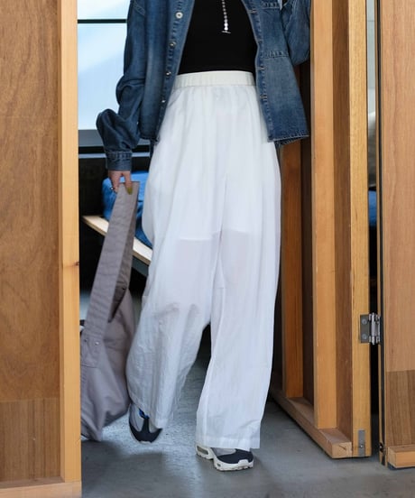 loose gloss shaka pants/3color