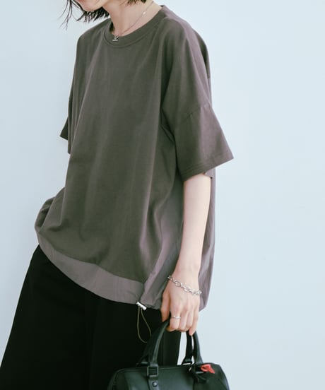 back switching drawst pullover/3color