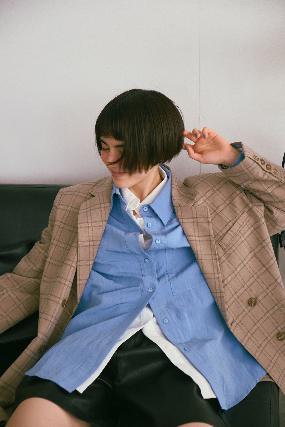 check suit jacket/2color | F A S H I R U