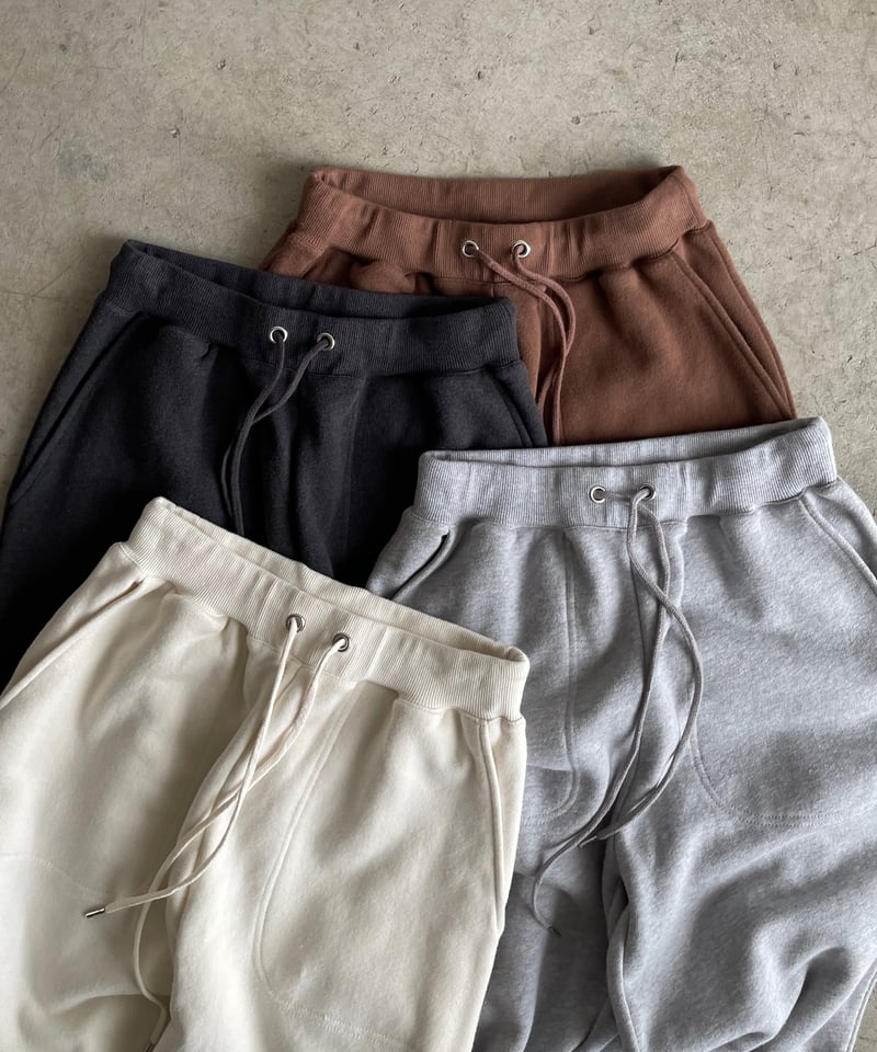 吊り裏毛 sweat pants (set up対応)/4color/2size | F A 吊り裏毛 sweat pants (set up対応)/4color/2size | F A