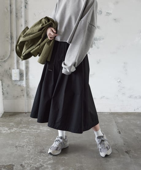 chino flare skirt/3color