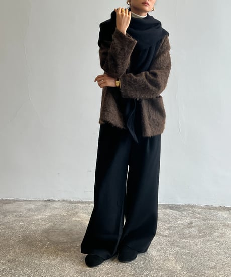 【FINE】triangle wool shawl