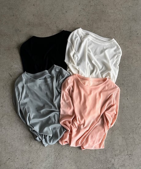 power net sheer pullover/4color