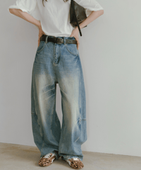 vintage barrel jeans / 2size