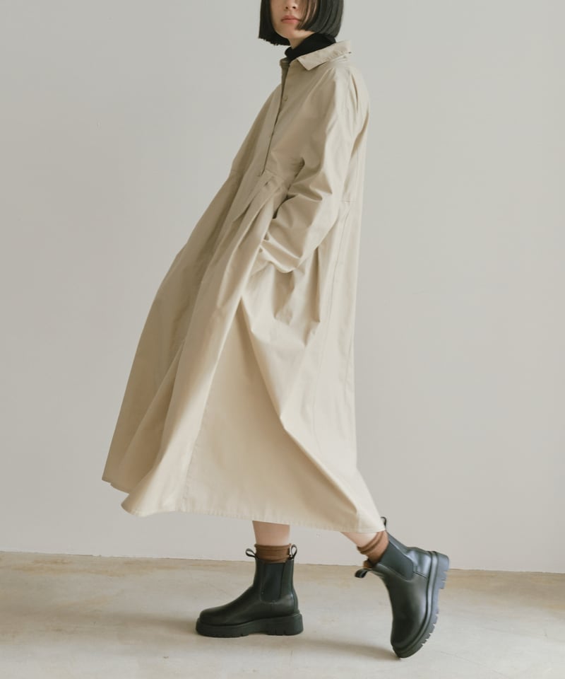 flared shirt op/2color | F A S H I R U flared shirt op/2color | F A S H I R U