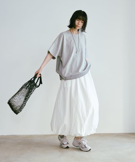 cotton balloon skirt/2color