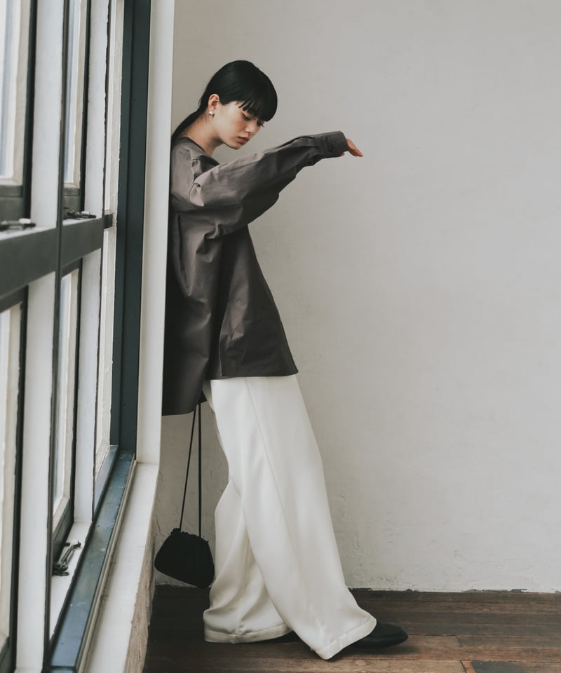 fashiru シルクタッチルーズパンツ レオパード silk touch loose pants/3color | F A S H I R U