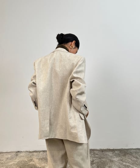 【FINE】linen tailored jacket / 2color