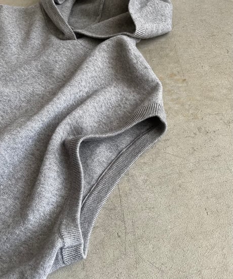 hoodie vest/2color