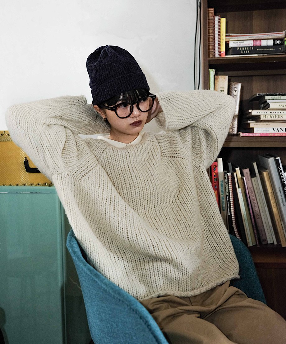 中華のおせち贈り物 H S A F | knit crewneck loose I U R トップス