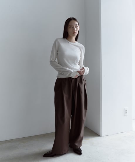【FINE】basic long cut sew/4color