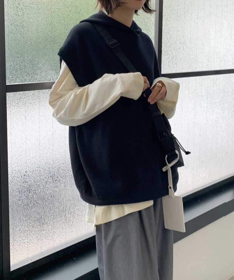 なつさん専用 fashiru フーディベスト hoodie vest/2color | F A S H I R U