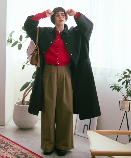 wool compact cardigan/3color