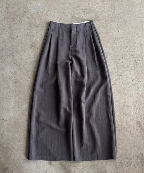 two tuck tencel wide slacks/2size/3color