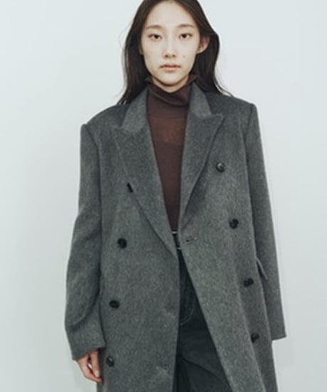 【FINE】wool chesterfield coat/2color