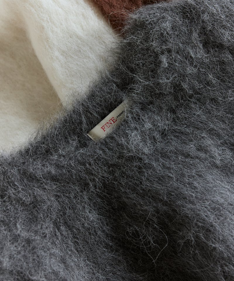 FINE】alpaca hairy knit /4color | F A S H I R U