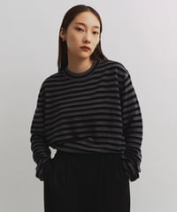 【FINE】silk & merino wool comfort border/3color