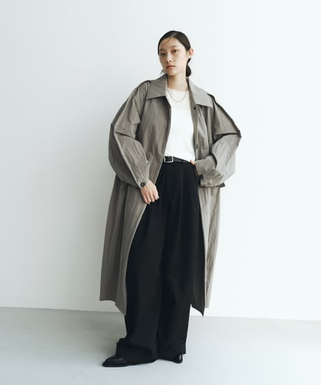 【FINE】roll up wide slacks