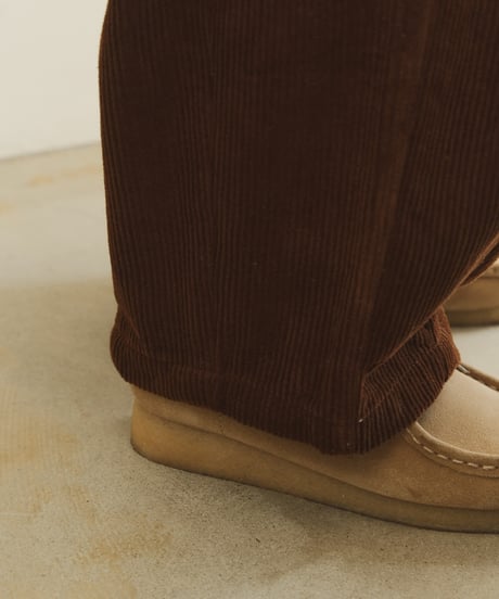 corduroy wide pants/3color