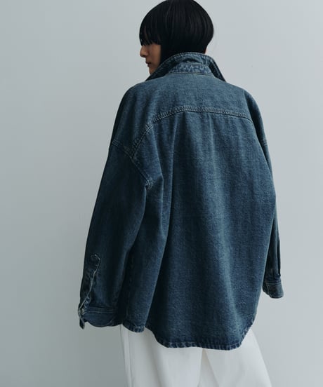 【FINE】ex denim shirt JK/2color