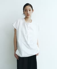 【FINE】square flap blouse