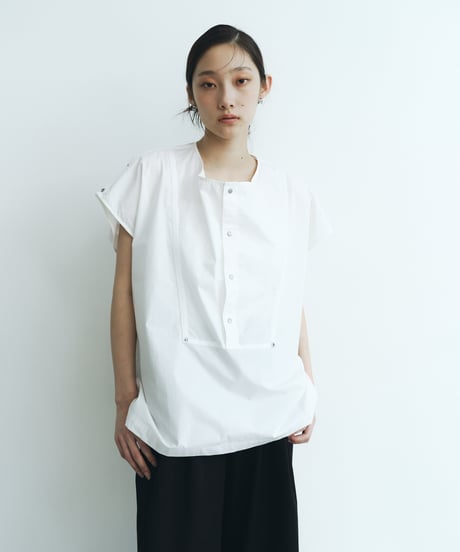 【FINE】square flap blouse