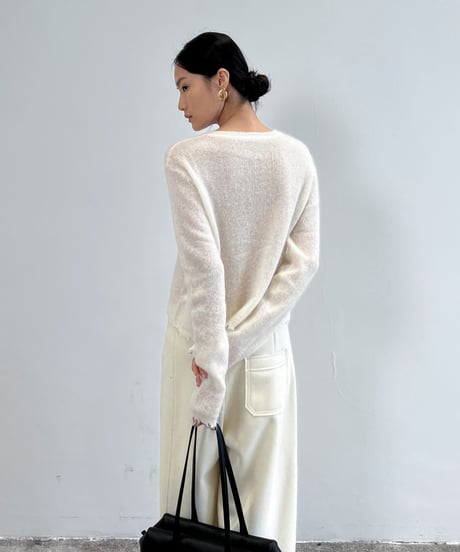 【FINE】edge mohair knit/3color