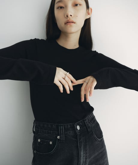 【FINE】basic long cut sew/4color