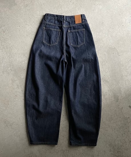 wide tapered denim/2size