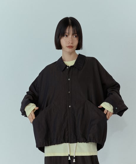drawstring smooth shirt（セットアップ対応）