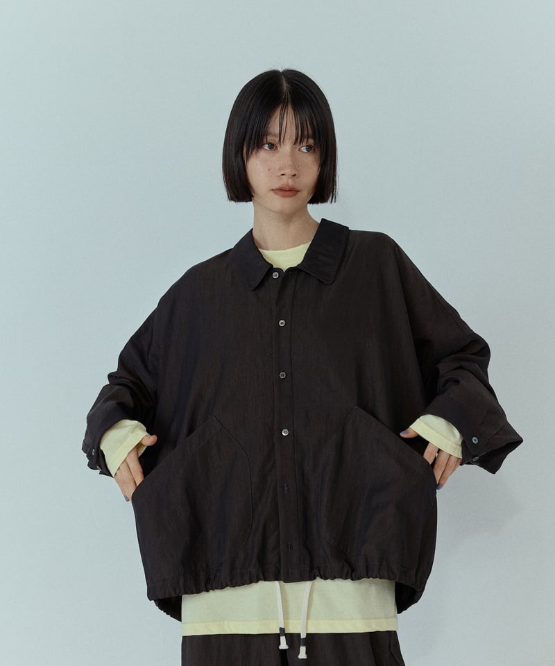 drawstring smooth shirt（セットアップ対応） | F A S H I R U