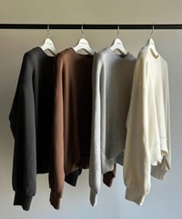 吊り裏毛 sweat pullover（set up対応）/4color
