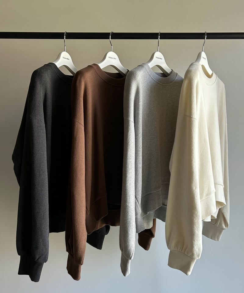 吊り裏毛 sweat pullover(set up対応)/4color | F A S H 吊り裏毛 sweat pullover(set up対応)/4color | F A S H