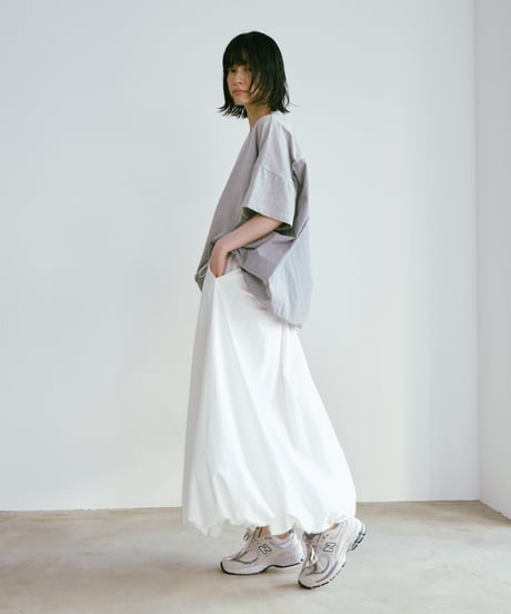 cotton balloon skirt/2color