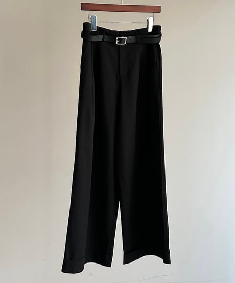 【FINE】roll up wide slacks