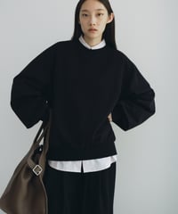 【FINE】tencel blend raglan pullover（setup対応) /2color