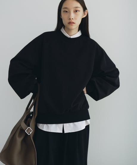 【FINE】tencel blend raglan pullover（setup対応) /2color