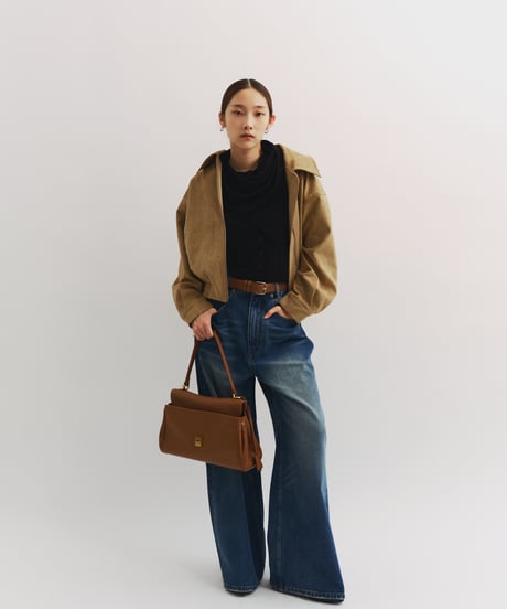 【FINE】layered knit cardigan/2color