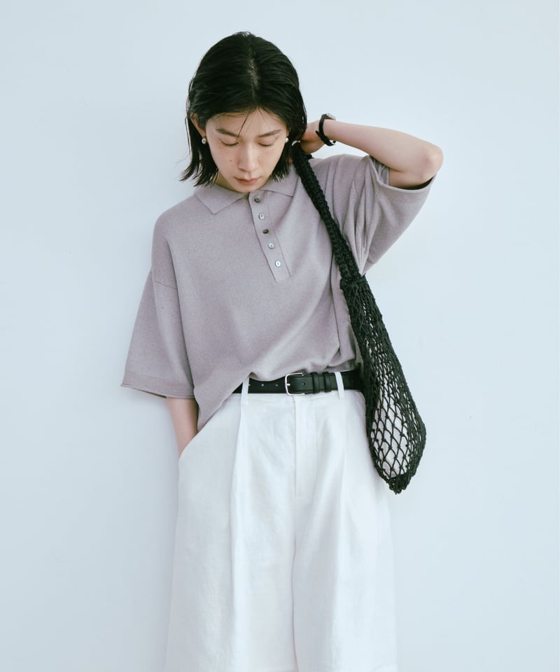 NEW COLOR】big polo knit / 2color | F A S H I R U
